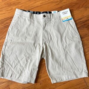 NWT IRON Men's Flat Front Shorts